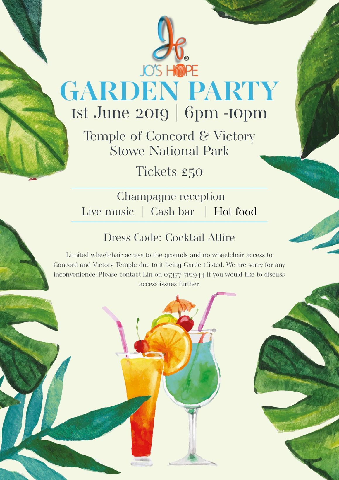 garden party poster