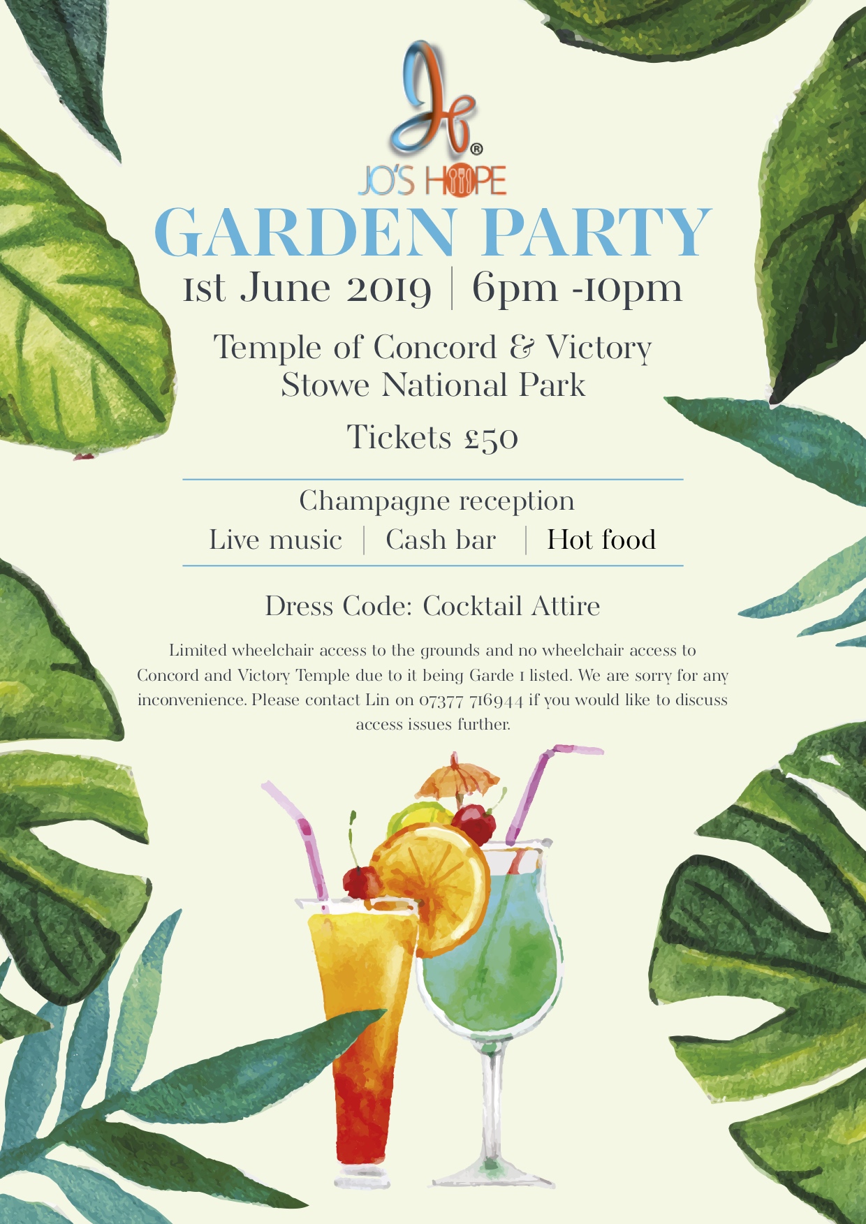 garden party poster